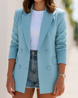 Faith | Women’s Longline Double Breasted Blazer Jacket
