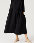 Violet | Women’s Relaxed Fit Midi Dress Front Pleats