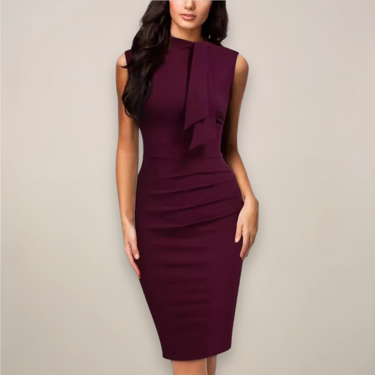 Taylor | Women’s Sleeveless Sheath Midi Dress Classic