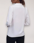 Bella | Women’s Elegant Tailored Button-Up Work Blouse