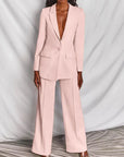 Harper | Women’s Trouser Suit Longline Blazer Wide-Leg Structured