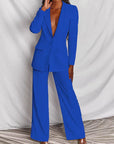 Harper | Women’s Trouser Suit Longline Blazer Wide-Leg Structured
