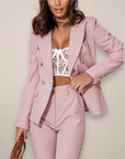 Isabella | Women’s Two Piece Tailored Blazer Suit Set