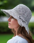 Women’s Wide-Brim Sun Hat – Foldable Elegance with UV Protection