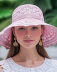 Women’s Wide-Brim Sun Hat – Foldable Elegance with UV Protection