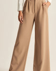 Caroline | Women’s High Waisted Wide Leg Trousers