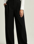 Caroline | Women’s High Waisted Wide Leg Trousers