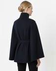 Erica | Women’s Winter High Collar Belted Coat