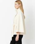 Erica | Women’s Winter High Collar Belted Coat