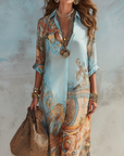 Charlotte | Elegant Mediterranean Blouse Dress
