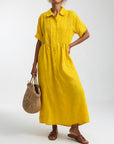 Lysandra™ - Flowing Summer Shirt Dress