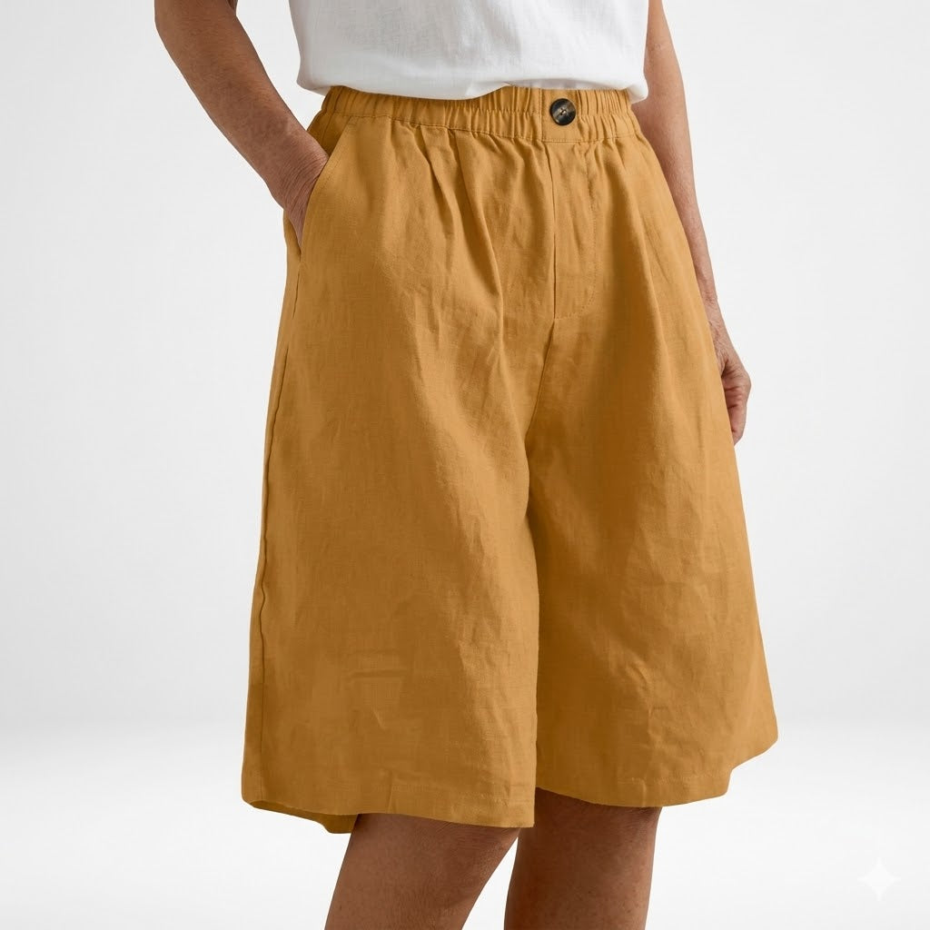Wandeline™ — Short Loose Elastic Waist Comfortable Natural Summer Pants