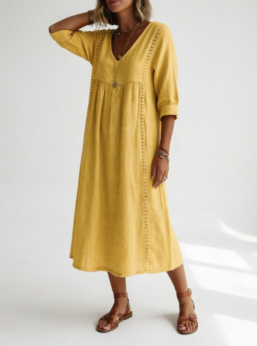 Lioréa™ — Elegant, casual midi dress
