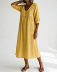 Lioréa™ — Elegant, casual midi dress