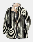 Soraya | Casual Quilted Jacket with Abstract Geometric Design