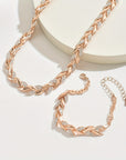 Set Fishbone Crystals