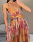 Sarah | Long dress with charming floral print