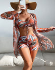 By Esmee® | 3-Piece Printed Bikini Set