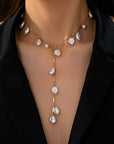 Mystical Pearl Waterfall Necklace