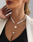 Baroque Pearl Toggle Necklace