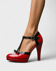 Hailey | Women Spring T-Strap Platform High Heels