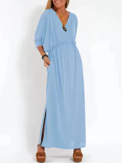 ISABELLA | Long flowing dress with a unique style for any occasion