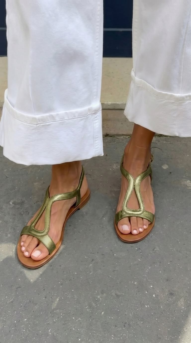Casual Flat Backless Sandals
