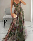 Sarah | Long dress with charming floral print