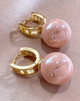 Rose Pearl Earrings