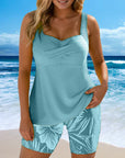 Bernice | Stylish Ribbed Tankini Shorts