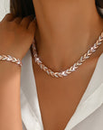 Set Fishbone Crystals