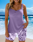 Bernice | Stylish Ribbed Tankini Shorts