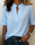 Brittany | Elegant blouse with refined collar