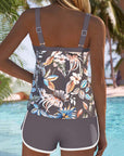 Imke | U-Neck Sleeveless Printed Tankini