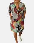 Jessica™ | Colorful V-neck Dress