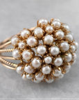Classic Inlaid Pearl Gold Ring