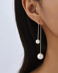 Radiant Pearl Statement Earrings