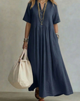 Magnolia | Elegant Flowing Pleated Dress