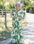 Sabine | Long Sleeve Tie Waist Tiered Maxi Dress