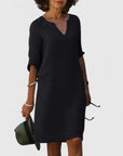 Taylor | Comfortable V-Neck Dress