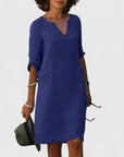 Taylor | Comfortable V-Neck Dress