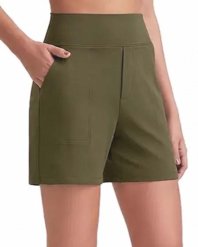 Rachel | High Waist Comfortable Shorts