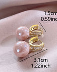 Rose Pearl Earrings