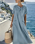 Mireille™ — Flowing and Summery Cotton Dress