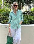 Jasmine | Women’s Classic Striped Button Shirt