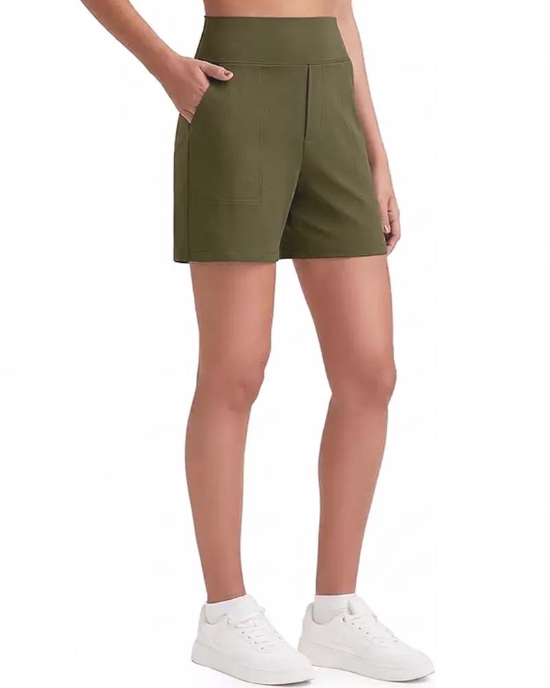 Rachel | High Waist Comfortable Shorts