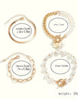 Luxe Layered Pearl Bracelet Set