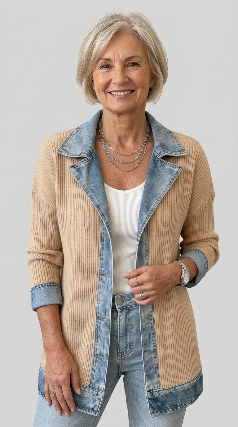 Teagan | Mixed Jacket