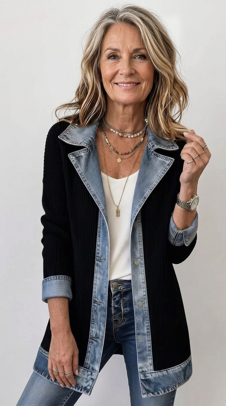 Teagan | Mixed Jacket