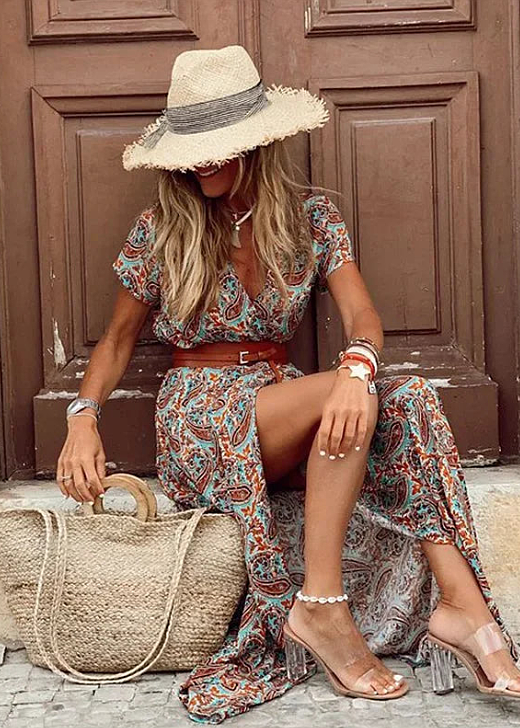 Claire - Airy maxi boho dress